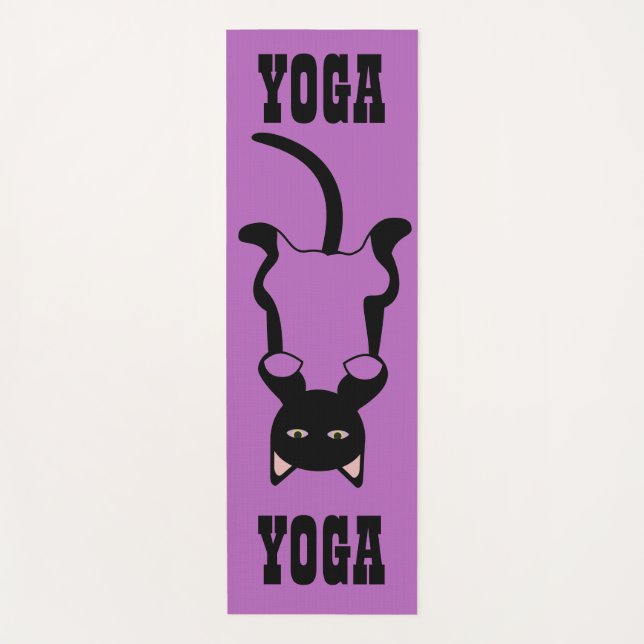 Cute Cat Yoga Mat (Front)