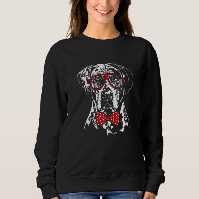 Cute Catahoula Leopard Dog mom dog Sweatshirt (Front)