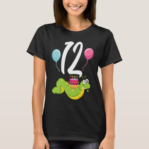 Cute Caterpillar 12th Birthday Kids  Butterflies T-Shirt