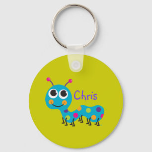Cute Caterpillar Key Ring