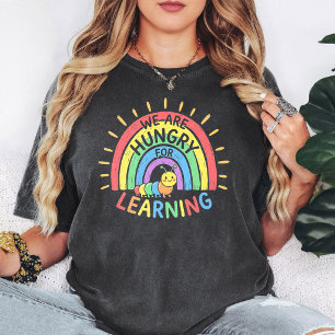 Cute Caterpillar Learning Rainbow T-Shirt