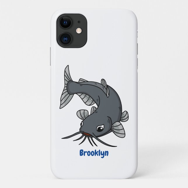 Cute catfish cartoon illustration  Case-Mate iPhone case (Back)
