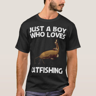 Cute Catfishing For Boys Fishing Catfish T-Shirt
