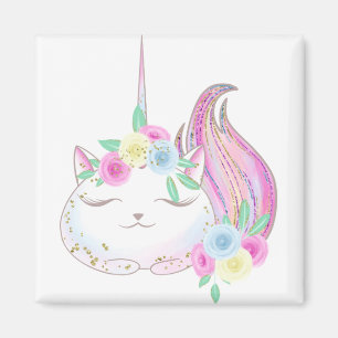 Cute Caticorn Magnet
