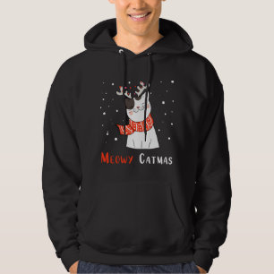 Cute Catmas Reindeer Christmas Cat Kitten Lover Xm Hoodie