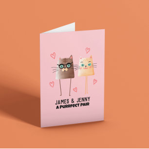 Cute Cats Anniversary Card