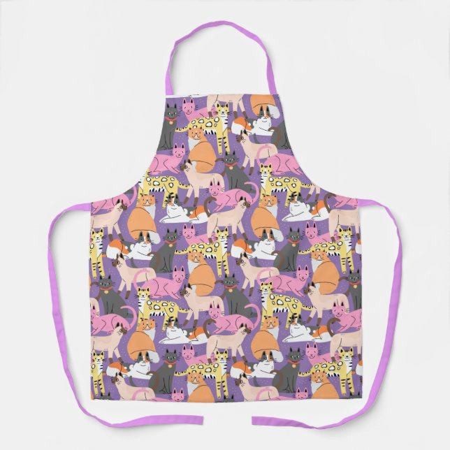 Cute Cats Apron (Front)