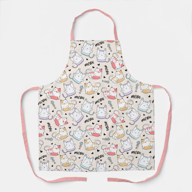 Cute Cats Apron (Front)