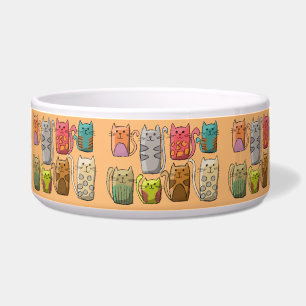 Cute Cats Cartoon Bowl