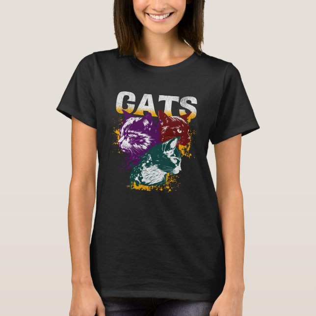 Cute Cats Cat  Cat Owner Kitten  Men Women Kids T-Shirt (Front)