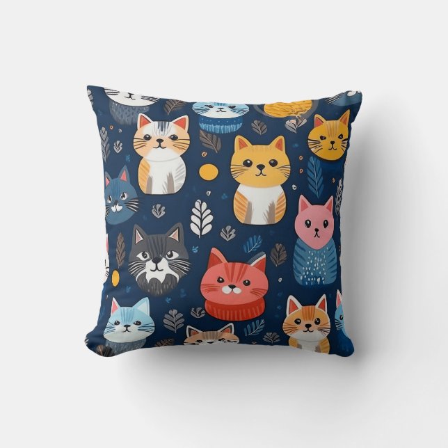Cute cats cushion (Front)