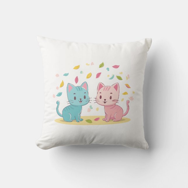 Cute cats cushion (Front)