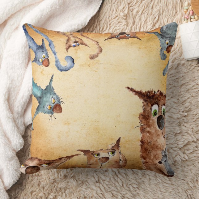Cute cats cushion (Blanket)