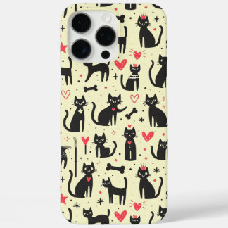 Cute cats in different positions iPhone 16 pro max case