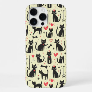 Cute cats in different positions iPhone 16 pro max case