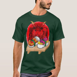 Cute Cats Japanese Nigiri Cute Cat Loves Sushi T-Shirt