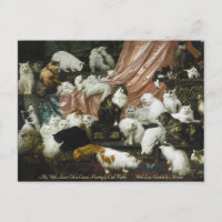 Cute Cats Kittens Vintage Fine Art Personalised