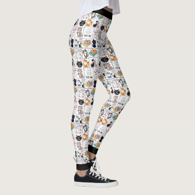 Cute Cats  Leggings (Right)