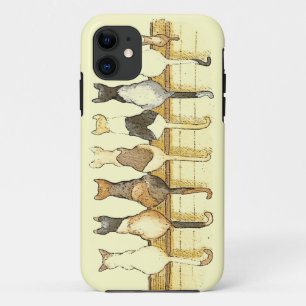 Cute cats lineup iphone 5 case