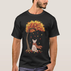 Cute Cats Lover Sphynx Cat Fall Autumn T-Shirt