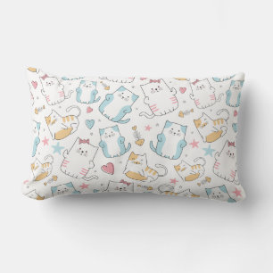 Cute Cats Lumbar Cushion