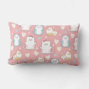 Cute Cats Lumbar Cushion