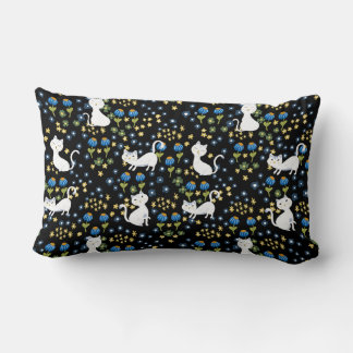 Cute cats lumbar cushion
