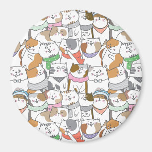 Cute Cats Magnet