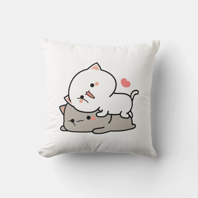 cute cats mochi  cushion (Front)