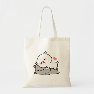 cute cats mochi tote bag