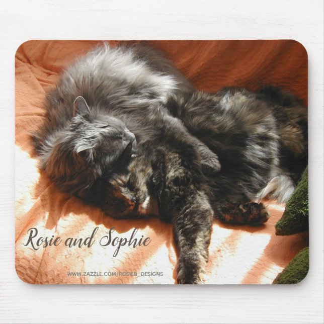 Cute Cats Mouse Pad (Front)