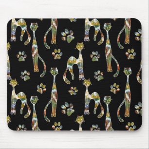 Cute cats mouse pad
