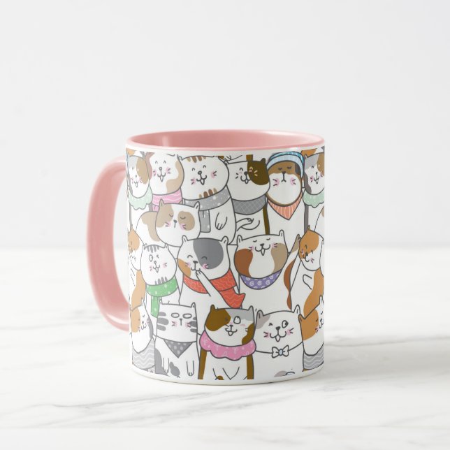 Cute Cats Mug (Front Left)