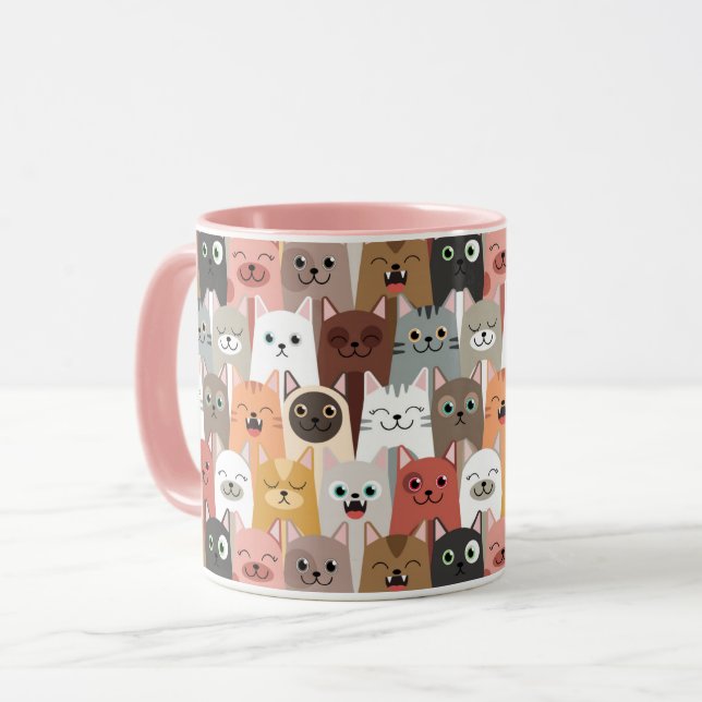 Cute Cats Mug (Front Left)