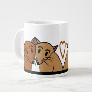 Cute cats mug
