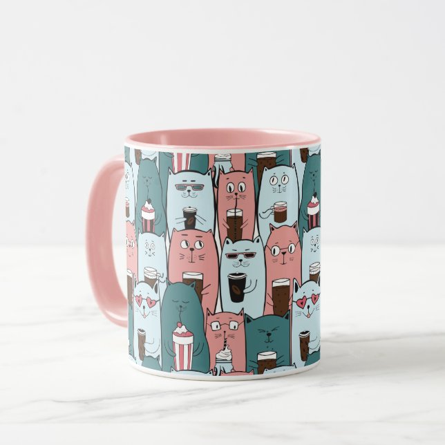 Cute Cats Mug (Front Left)