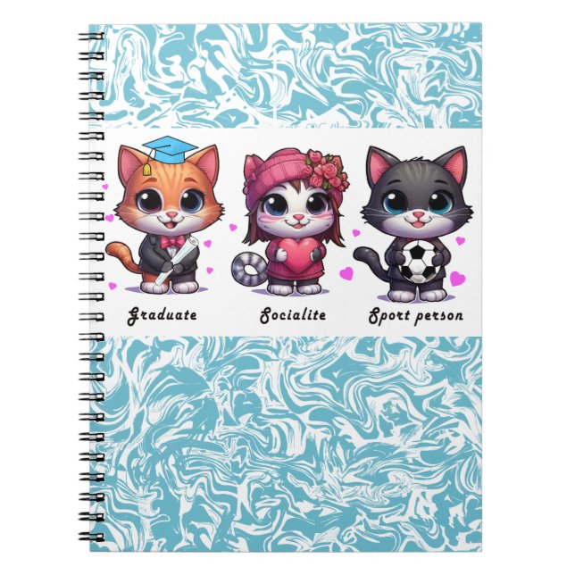 cute cats notebook (Front)
