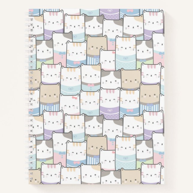 Cute Cats Notebook (Front)