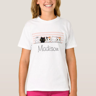 Cute Cats Personalised T-Shirt