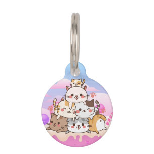 Cute Cats Pet Tag