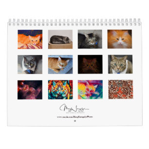 Cute Cats Photo Art Design 2022 Monthly Calendar