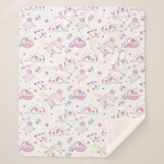 Cute Cats Sherpa Blanket (Front)