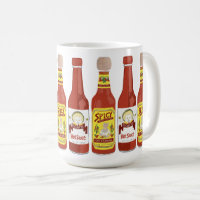 Cute Cats Spicy Hot Sauce illustration