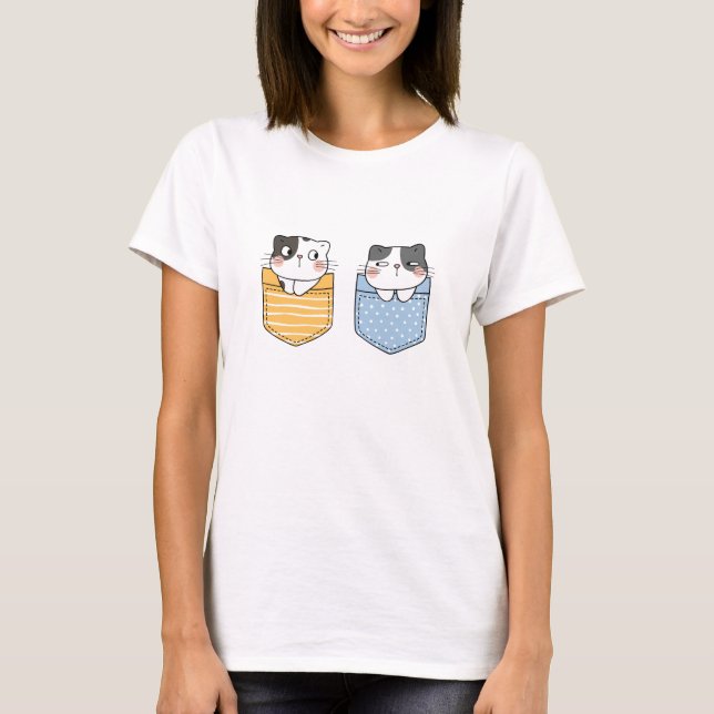 Cute Cats T-Shirt (Front)