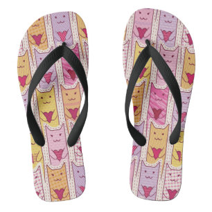 Cute Cats with Loving Hearts Thongs
