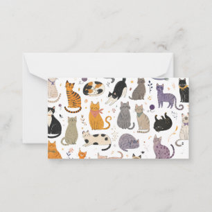 Cute Cats World: A Delightful and Colourful Artist Card