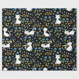 Cute cats wrapping paper