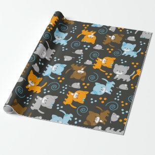 Cute Cats Wrapping Paper