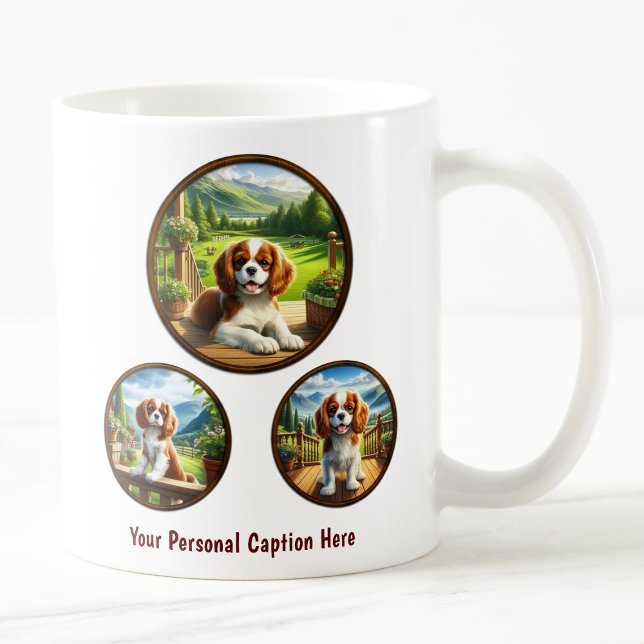 Cute Cavalier King Charles Spaniel Puppy  Coffee Mug (Creator Uploaded)