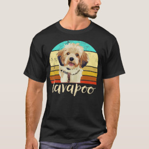 Cute Cavapoo Dad Vintage Pet Owner Graphic T-Shirt